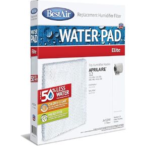 BestAir A12W-PDQ-6 Humidifier Replacement Paper Waterpad Filter, For Aprilaire, Chippewa, Humid-Aire Neptune & Walton Models, 15" x 11.6" x 2", Single Pack