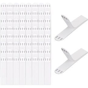 16 Pairs Picture Hanging Strips, Medium Picture Hanging Strips Heavy Duty Damage Free Nail-Free Adhesive Poster Strips Wall Hanging Strips for Frame Hanging