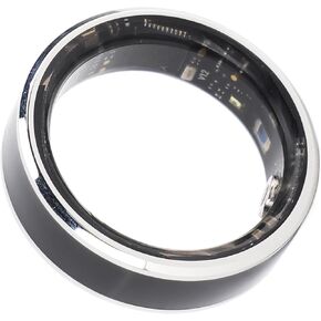 Fitness Smart Ring, Intelligent Health Ring Fitness, Smart Ring for Sleep, Pedometer, Body Temperature Monitor, Women & Men, Made of Aluminum Alloy and Ceramic