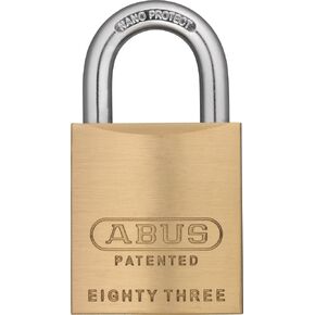 ABUS 80010 Rekeyable Keyed Different Padlock, Bronze and Steel