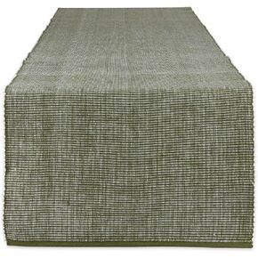 DII Two-Toned Collection Tabletop, Tablerunner, 13x72, Sage