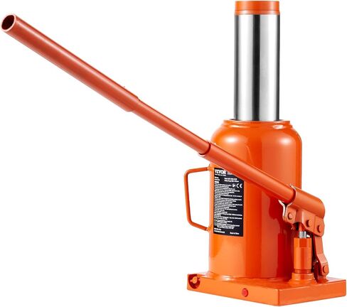 VEVOR Hydraulic Bottle Jack, 30 Ton/66138 lbs Welded Bottle Jack with 11.22''-18.66'' Lifting Range & 3-Section Long Handle, for Car, Pickup, Truck, RV, Auto Repair, Industrial Engineering in Kuwait
