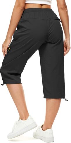 Women's Cargo Capris Pants Casual Hiking Lightweight Quick Dry Travel Summer Pants for Women in Kuwait
