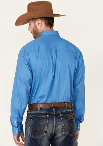 Cinch Men's Classic Fit Long Sleeve Button One Open Pocket Solid Basic in Kuwait