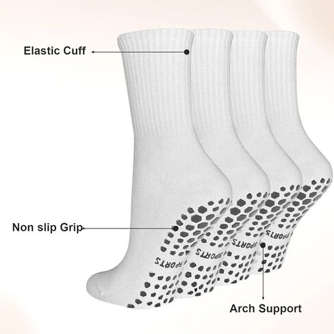 اثنين من الأزواج الجوارب الجوارب مع قبضة للنساء ، الجوارب قبضة بيلاتيس جوارب طاقم الرياضة ، الجوارب اليوغا للنساء الجوارب اللبنة مع قبضة للنساء مناسبة لمعظم الرياضات الداخلية والخارجية in Kuwait