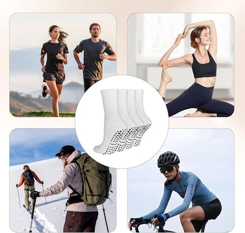 اثنين من الأزواج الجوارب الجوارب مع قبضة للنساء ، الجوارب قبضة بيلاتيس جوارب طاقم الرياضة ، الجوارب اليوغا للنساء الجوارب اللبنة مع قبضة للنساء مناسبة لمعظم الرياضات الداخلية والخارجية in Kuwait