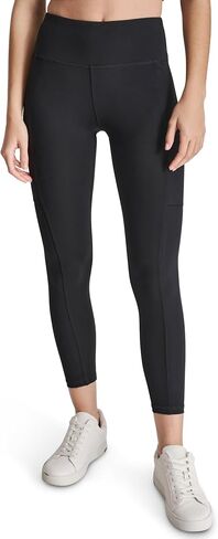 DKNY Women's High Waist 7/8 Tight Cargo Pocket Compression Everyday Legging in Saudi Arabia