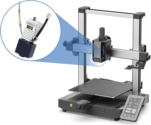 HotEnd لـ Kobra 3 Combo Hot End Kit Print Head Heaf Call Block Therming Cartridge Thergistor مع فوهات فولاذية صلبة إضافية 0.4 مم لـ anycubic Kobra 3/Ace Pro in Kuwait
