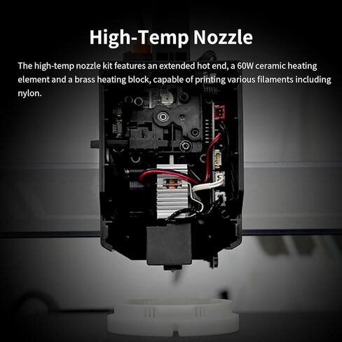 HotEnd لـ Kobra 3 Combo Hot End Kit Print Head Heaf Call Block Therming Cartridge Thergistor مع فوهات فولاذية صلبة إضافية 0.4 مم لـ anycubic Kobra 3/Ace Pro in Kuwait