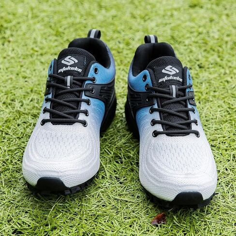 Men's Trail Running Shoes Lightweight Breathable Walking Hiking Sneakers Outdoor Athletic Tennis Cross Training Shoes in Saudi Arabia