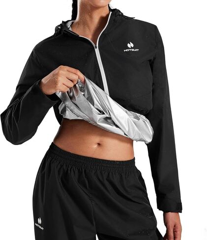 HOTSUIT Tech Women Sauna Suit Full Body Sweat Jacket Pants for Weight Loss in Saudi Arabia