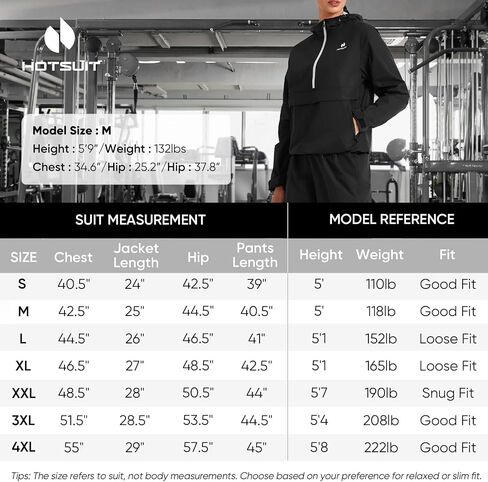 HOTSUIT Tech Women Sauna Suit Full Body Sweat Jacket Pants for Weight Loss in Saudi Arabia