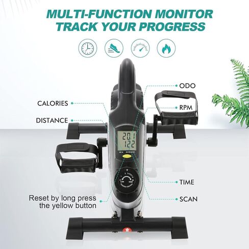 تحت تمارين دواسة الدراجة المكتبية ، دراجة مُلسنة ميني مُرسي مُنشأة لاستعادة ذراع الساق ، تمارين ساق العلاج الطبيعي أثناء الجلوس لللياقة في المنزل والمكتب in Kuwait