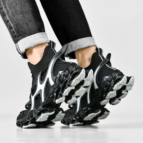 Men's Sneakers for Men Shoes Blade Tennis Mens Trail Running Athletic Fashion Shoe Man Black White Brown Blue Orange Size Basketball Runner in Saudi Arabia