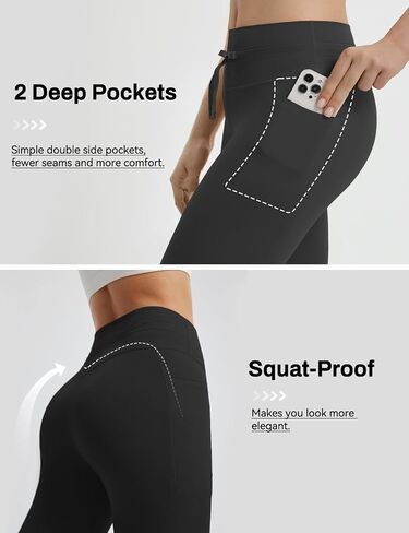 BALEAF Women 8" High Waisted Biker Shorts Tummy Control Workout Yoga Volleyball Gym Spandex Running with Pockets in Saudi Arabia