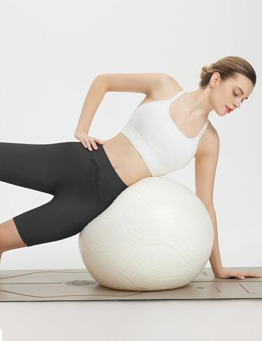 BALEAF Women 8" High Waisted Biker Shorts Tummy Control Workout Yoga Volleyball Gym Spandex Running with Pockets in Kuwait