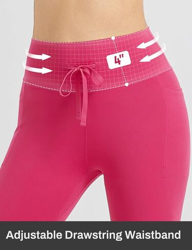 BALEAF Women 8" High Waisted Biker Shorts Tummy Control Workout Yoga Volleyball Gym Spandex Running with Pockets in Saudi Arabia