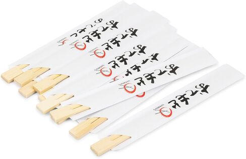 OTEMOTO 100 Disposable Chopsticks | Paper sleeve | Bamboo Wooden Chop sticks - Bamboo Chopstick Bulk - Disposable Utensils Premium Quality - (50 Pairs) in Saudi Arabia