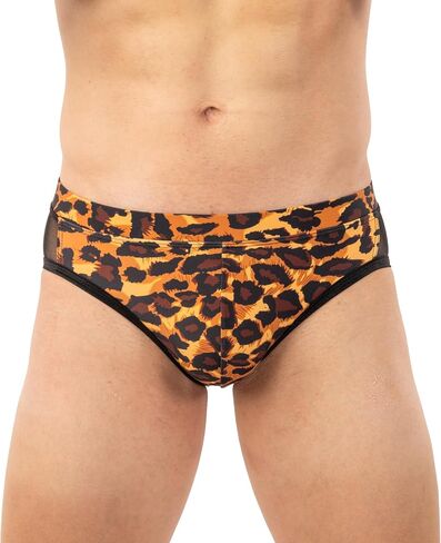 Gary Majdell Sport Men's Bikini Swimsuit with Side Mesh Inserts - Available in Shiny Tricot and Nylon Spandex Prints in Saudi Arabia