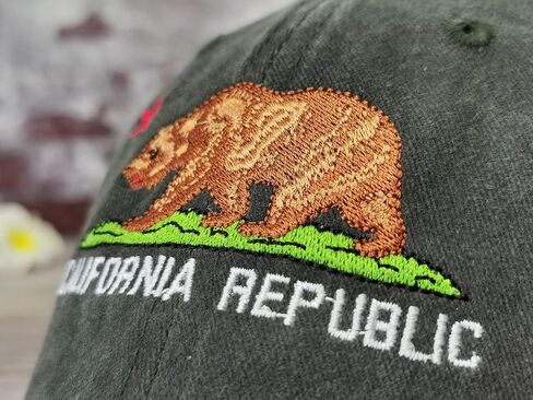 Hepandy Embroidered California Bear Hats in Kuwait
