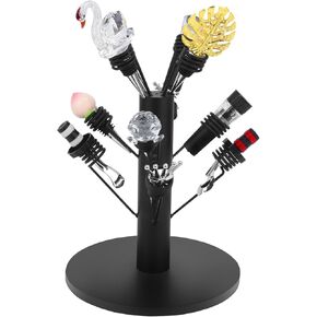 Wine Stopper Display Stand, Bottle Stopper Holder, 12 Slot Wine Stopper Holder, Tabletop Wine Stopper Display Rack for Stoppers with A Diameter Greater Than 0.79 Inches