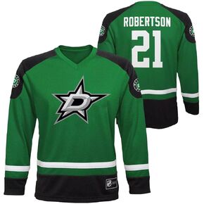 Outerstuff Jason Robertson Dallas Stars #21 Boys Size 4-18 Player Name & Number Jersey Shirt