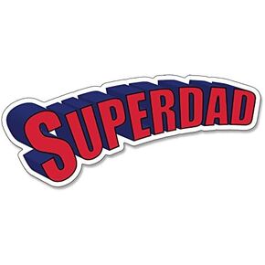 Superdad Sticker (dad Father Comic Parent Parenting Super Hero)