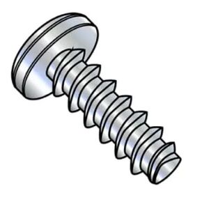 2-28 x 3/8 Phillips Pan Alternative 48-2 Fully Threaded Zinc Bake and Wax, 100 PCS 0206LPP