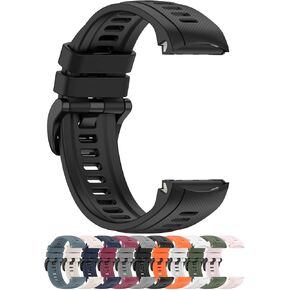 Compatible with Garmin Approach S70 47mm Bands, 22mm Replacement Silicone Wrist Watch Band Strap, Soft And Durable for Men and Women(Black)