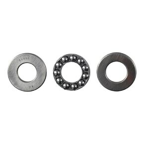 Miniature Thrust Ball Bearing Chrome Steel Low Noise Single Direction Plane Axial Ball Bearing with Washers Oven Turntable(51305 25x52x18mm)