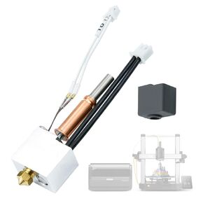 Hotend for Kobra 3 Combo Hot End Kit Print Head Heat Sink Block Heating Cartridge Thermistor with Extra Silicone