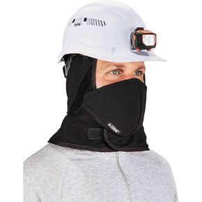 Ergodyne - 16871 Winter Hard Hat Liner with Cotton Mouthpiece, N-Ferno 6871, black, kit