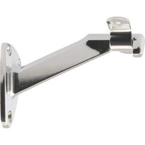 Hardware Essentials 853409 Extended Neck Handrail Brackets Chrome