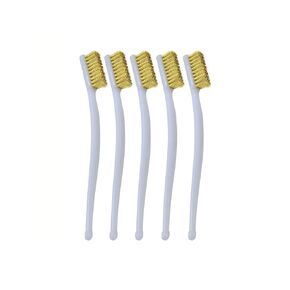 5PCS 3D Printer Nozzle Cleaner Tool Copper Wire Toothbrush Copper Brush Handle Hot Bed Cleaning Parts
