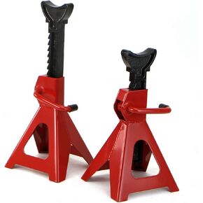 تقف مقبس سيارة XtremePowerus 3 طن 6000 رطل سعة الصلب لرفع السيارات حامل القابل للتعديل لسيارات الدفع الرباعي MPV Truck RV 2 ، الأحمر in Kuwait