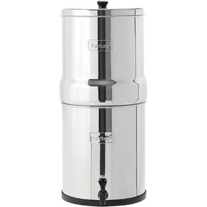 Big Berkey Gravity-Fed Stainless Steel Countertop Water Filter System 2.25 Gallon with 2 Authentic Black Berkey Elements BB9-2 Filters
