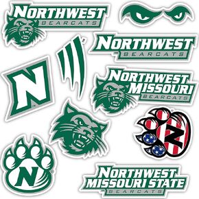 Desert Cactus Northwest Missouri State University Sticker Bearcats NW MO Vinyl Decals Laptop Water Bottle Car Scrapbook T2 (Type 2)