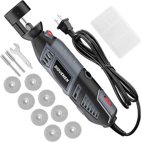 12-Guides 4 Angles Tungsten Grinder -Tungsten Sharpener for TIG Welding with Flat Grinding Block, Cut-Off Slot, Multi-Angle & Offsets