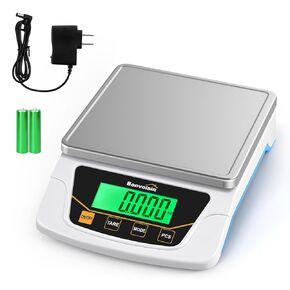 Bonvoisin Digital Scale 0.1 Gram Accuracy Precision Lab Scale 6000g Scientific Digital Balance for Laboratory, Jewelry Weighing