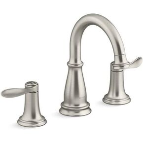 Kohler 27380-4-BN BELLERA® Widespread Bathroom Sink Faucet, 1.2 GPM, Vibrant Brushed Nickel