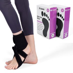 AFO Foot Drop Brace – Breathable Adjustable Foot Brace Orthosis for Walking, Sleeping, Alleviating Drop Foot Instigated by MS, Stroke, TBI, Achilles Tendon Pain Relief for Men and Women (RIght)