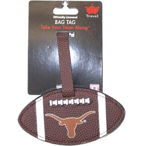 Aminco NCAA Texas Longhorns Football Material Bag Tag