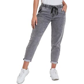 Royalty For Me Womens Women's Petite Kozy Fit Mid Rise Jogger