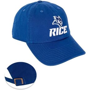 Desert Cactus Rice University Baseball Hat Owls Brimmed Embroirderd Hats Cap Adjustable Cloth Strap Adult (Style H) Blue