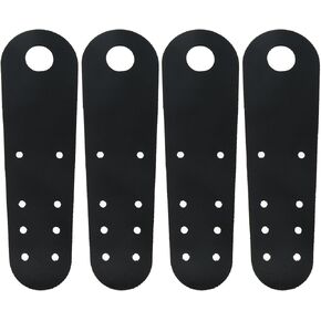 2 Pairs 5.5x18cm Leather Roller Skate Toe Protector Black Toe Sleeve Protectors Leather Protective Gear Sports Accessories Suitable for Skates