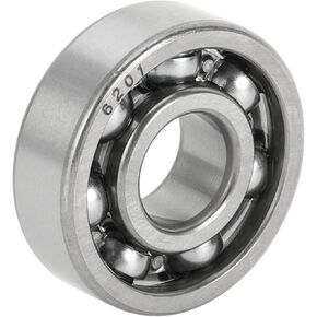 ACROPIX 6201 Deep Groove Ball Bearings Lubricated Bearings Open Type 12x32x10mm Silver Tone