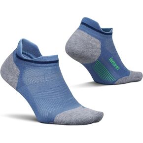Feetures Elite Max Cushion No Show Tab Ankle Socks - Sport Sock with Targeted Compression - (1 Pair)