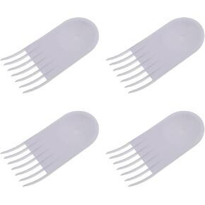 4 PCS Vegetable Cutter Cleaning Comb Plastic Vegetable Chopper Cleaning Tool White Kitchen Chopper Cleaning Forks for Most Vegetable Choppers