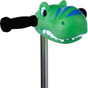 Dinosaur Scooter Accessories Personalise Your Boys Ride - Dino Scooter Head for Kids Scooter - Toys for Boys - Ages 3 and Up - Danny Dino in Green