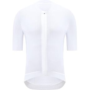 RideYouLai Cycling Jersey Men Short Sleeve Reflective Bike Jersey Breathable with 4 Pocket,Quick Dry Biking Shirt
